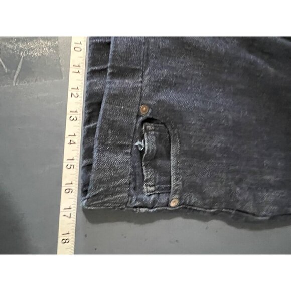 Lands End Womens Denim Jeans Size 16 Petite Wlastic Waist pull on stretch - Picture 8 of 15